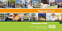 Das neue Booklet für internationale Studierende: Wege nach Halle